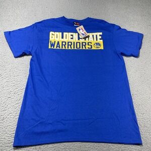 Golden State Warriors Shirt Mens Large Blue NBA Basketball Curry 30 Majestic